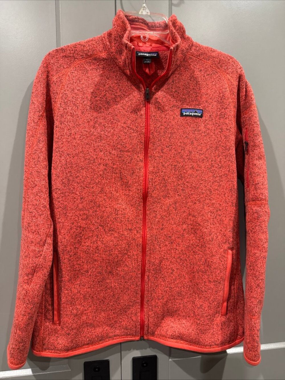 Patagonia Better Sweater Jacket Red Full Zip Mens Large